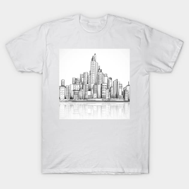 New York Sketch T-Shirt by MajorCompany